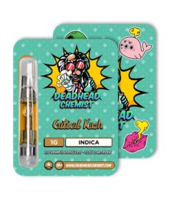 Deadhead Chemist THC Vape Cartridge 1G | Critical Kush Indica