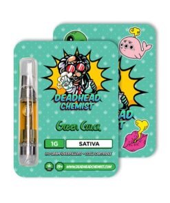 Deadhead Chemist THC Vape Cartridge 1G | Green Crack Sativa