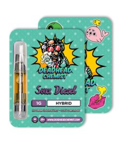 Deadhead Chemist THC Vape Cartridge 1G | Sour Diesel Hybrid