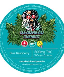 500MG THC Blue Raspberry Gummies