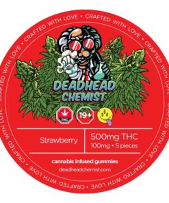 500MG THC Strawberry Gummies
