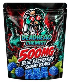 MDMA Edible Blue Raspberry Gummy Bears 500MG